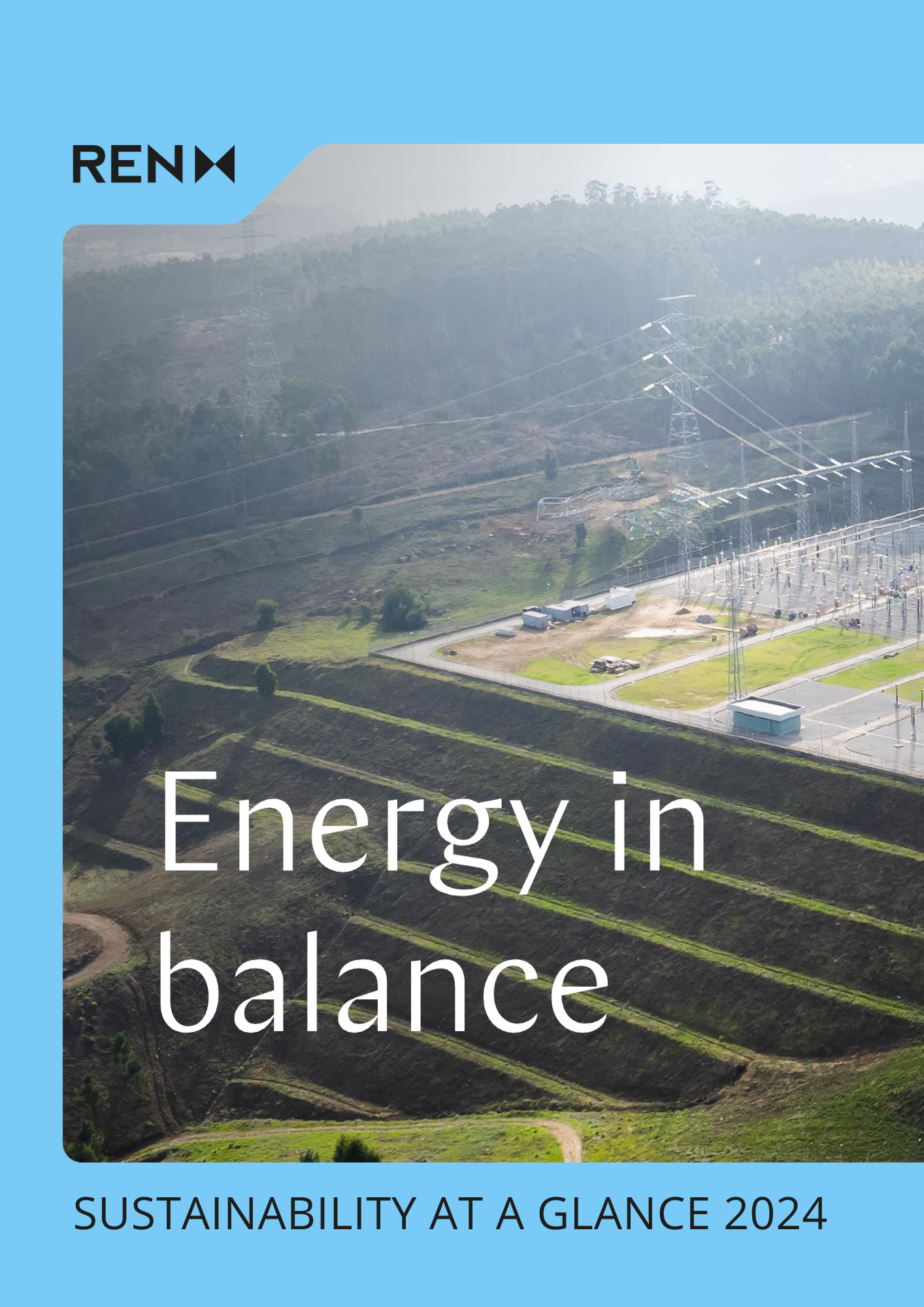 sustainability at a glance 2024 REN Cover