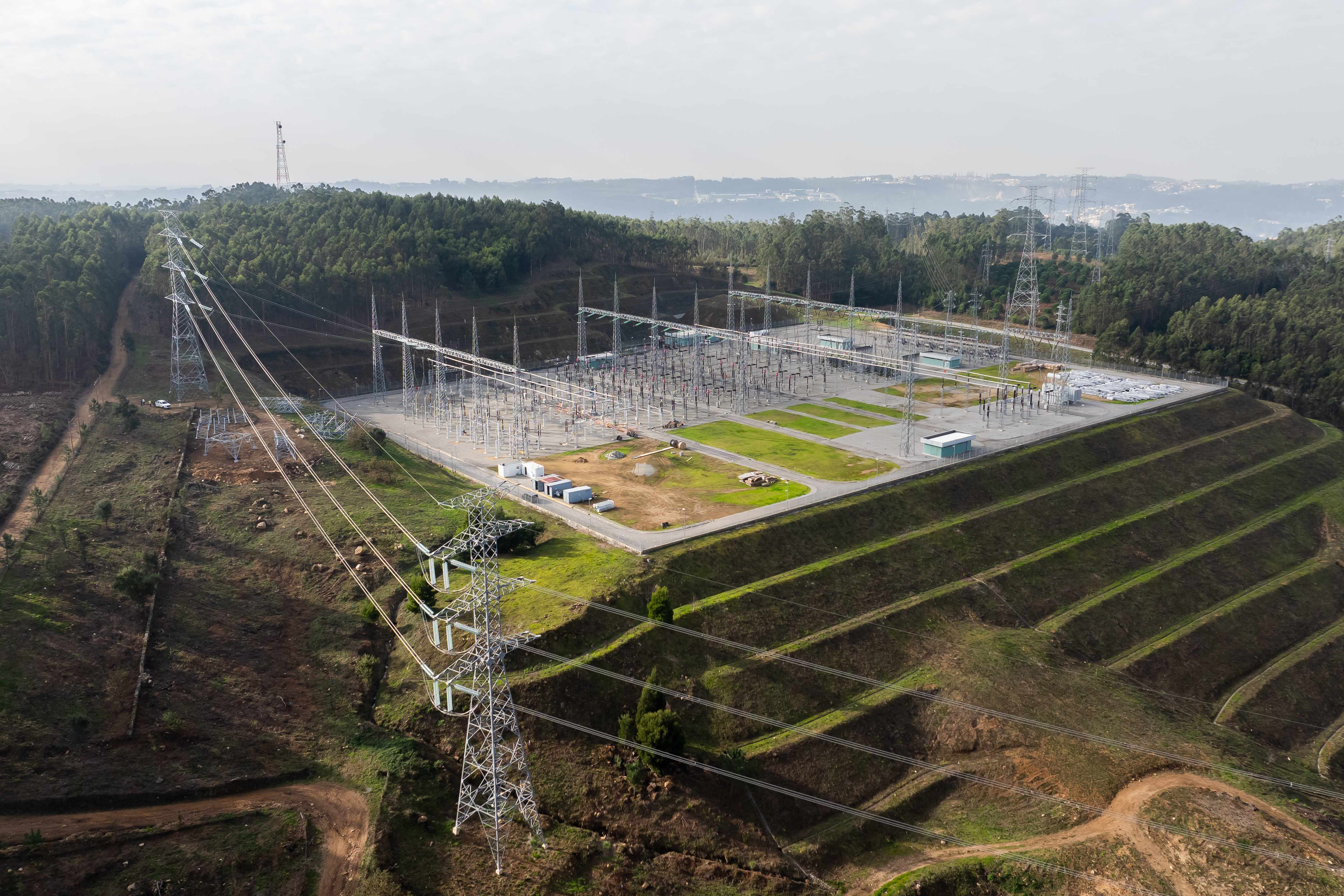 subestação e linha