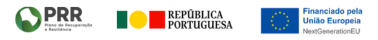 Logos de financiamento da agenda transform: PPR, República Portuguesa e União Europeia